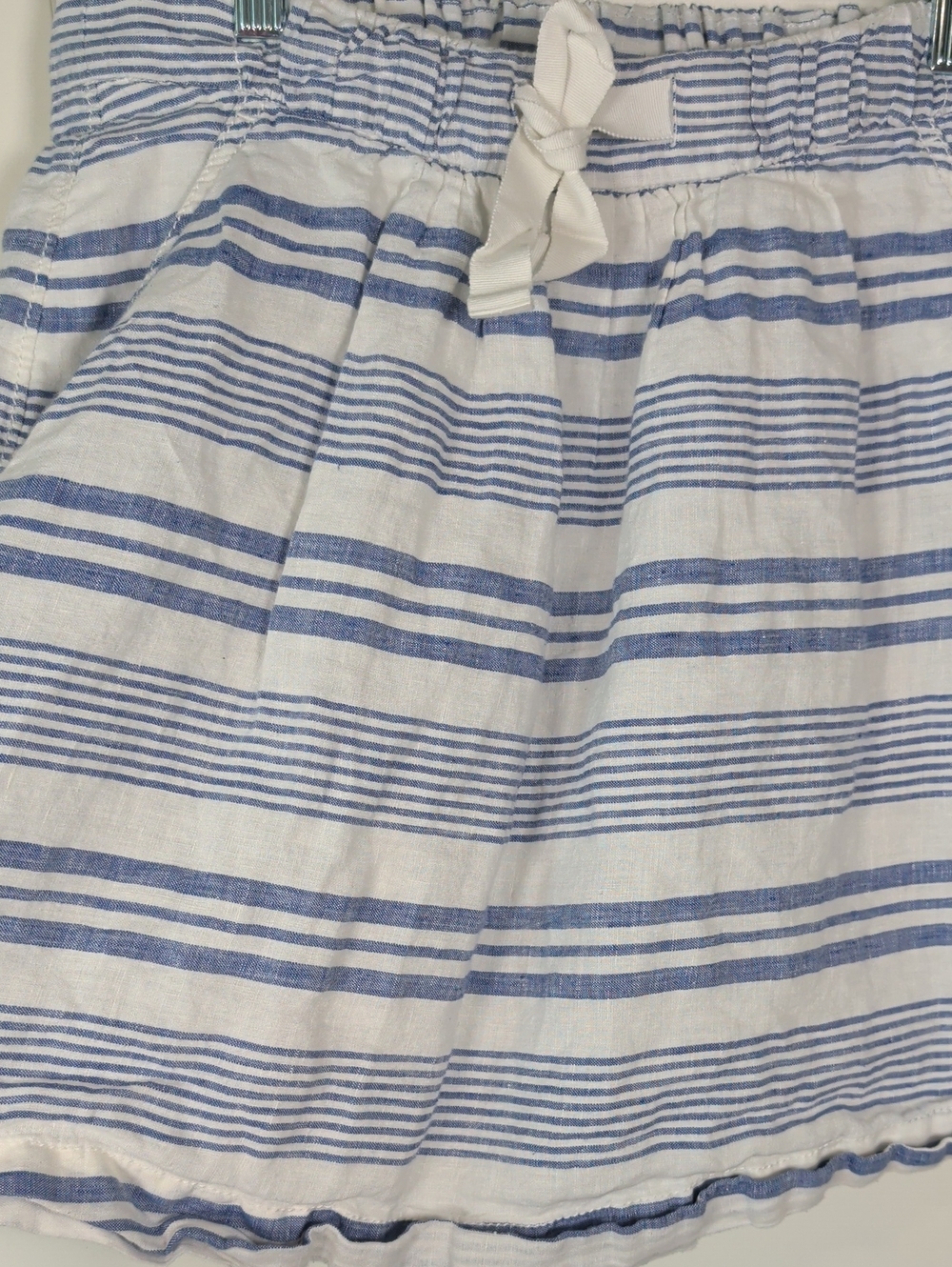 J. Crew White and Blue Striped Drawstring Shorts - Picture 8 of 9